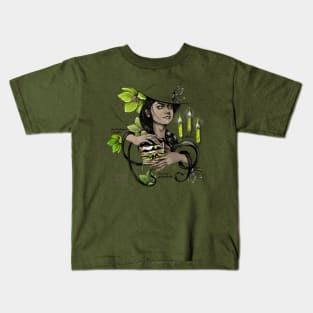 Green Witch Kids T-Shirt